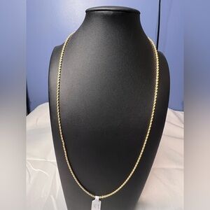 Gold Rope Link Chain